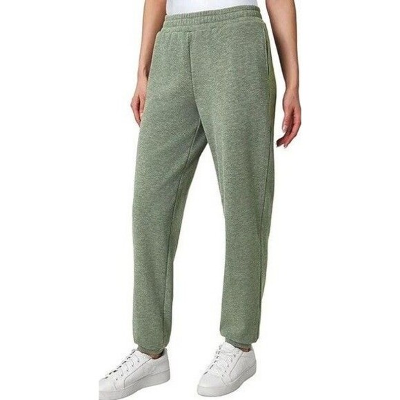 Mondetta Women's Fleece Jogger Heather Green Large - Picture 1 of 2